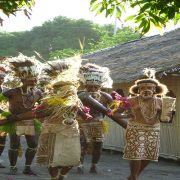 Buna village dancers