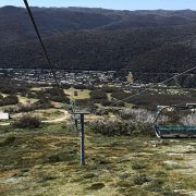 thredbo village from chair lift thredbo village from chair lift